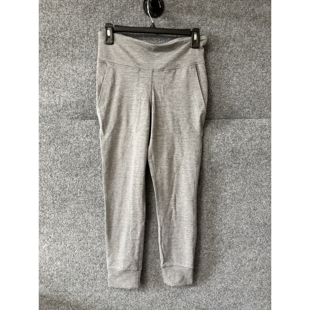 Champion Womens Size Medium Workout Legging Gray Nylon Spandex R32‎